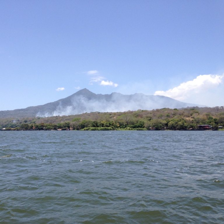 Mombacho volcano from Lake Nicaragua