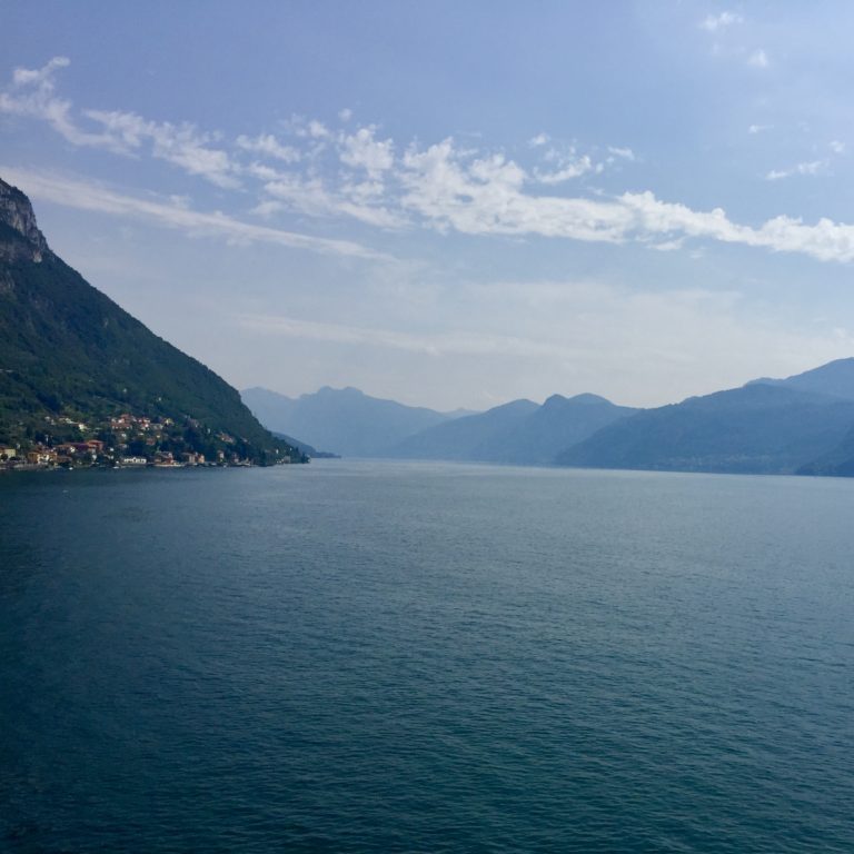Boat ride, Lake Como