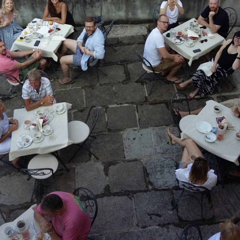 Breakfast at Villa Cipressi Hotel