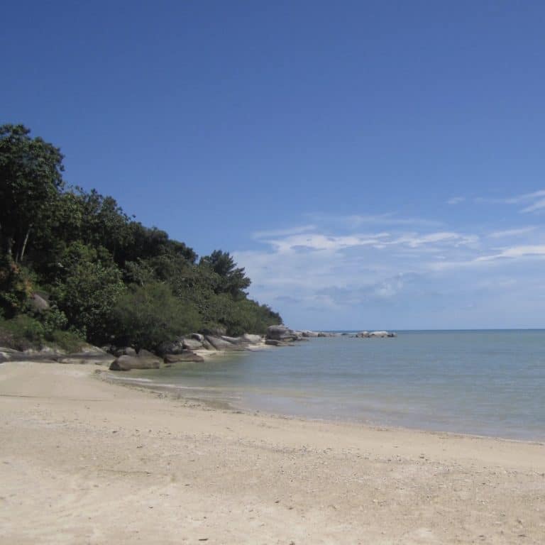 Private beach at Kamalaya