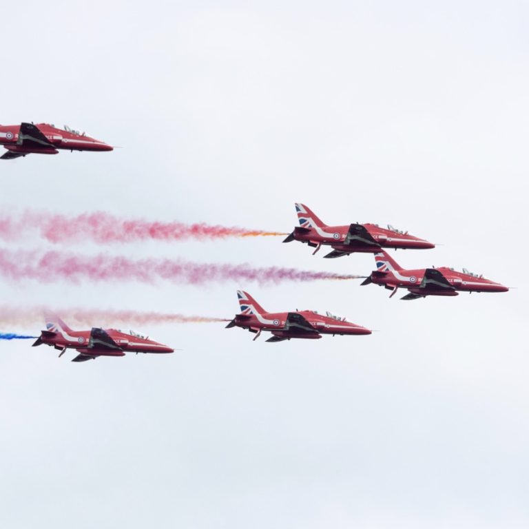 Red Arrows, RAF jets