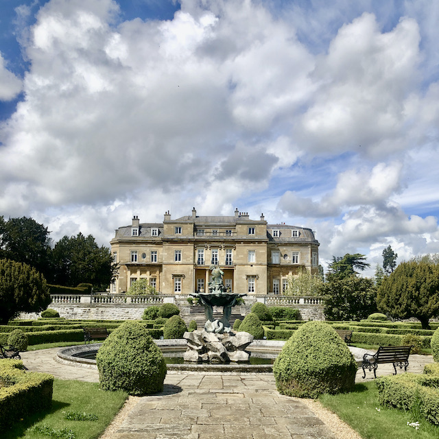 View of Luton Hoo Hotel from Formal Gardens